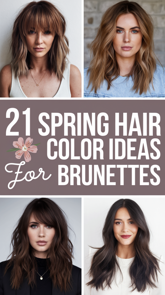 21 Stunning Spring Hair Color Ideas for Brunettes in 2025