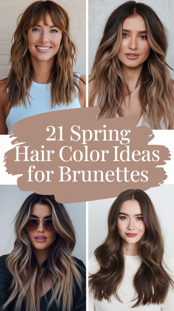 21 Stunning Spring Hair Color Ideas for Brunettes in 2025