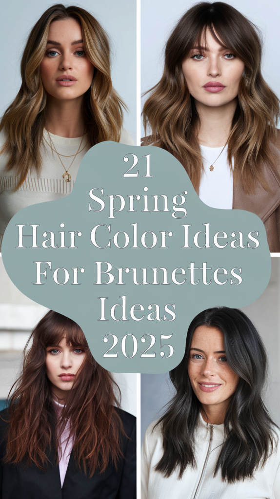 21 Stunning Spring Hair Color Ideas for Brunettes in 2025