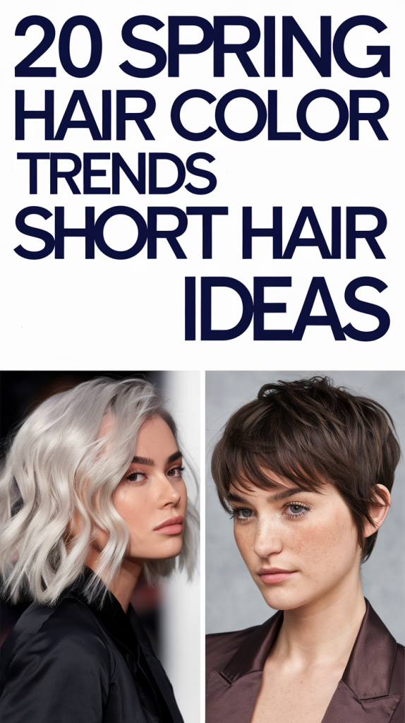 Spring Hair Color Trends for Short Hair 20 Ideas 2025