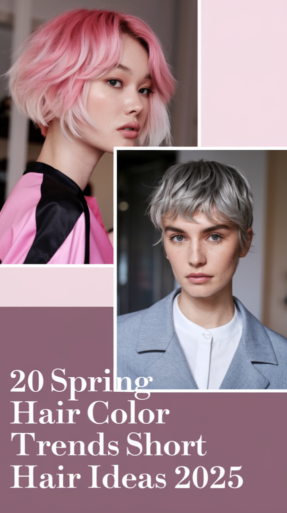 Spring Hair Color Trends for Short Hair 20 Ideas 2025