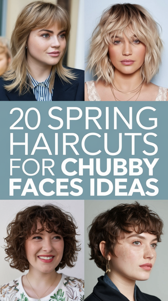 Spring Haircuts for Chubby Faces Ideas 2025