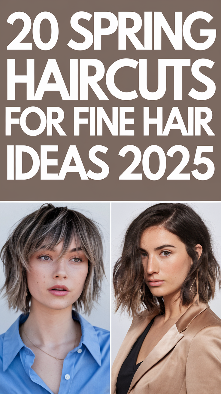 Spring Haircuts for Fine Hair 20 Ideas 2025