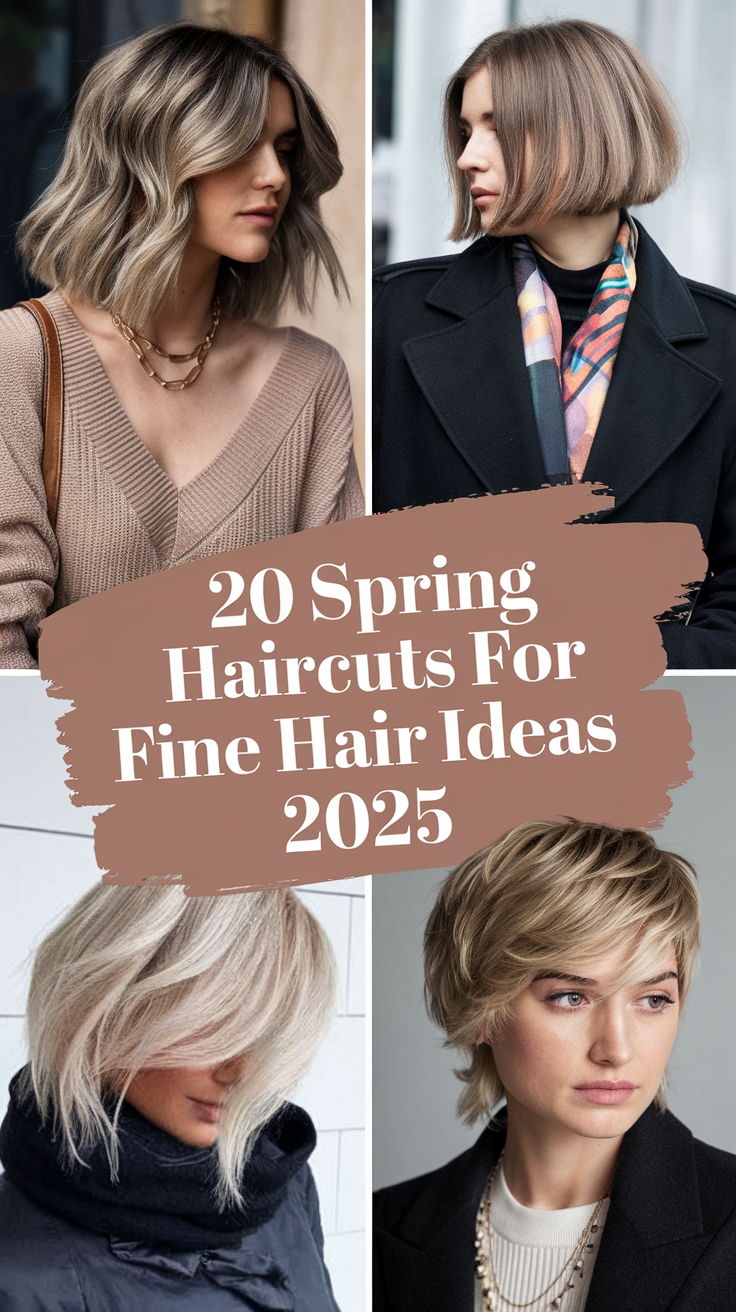 Spring Haircuts for Fine Hair 20 Ideas 2025