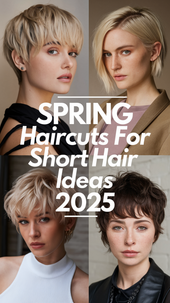 Spring Haircuts for Short Hair Ideas 2025