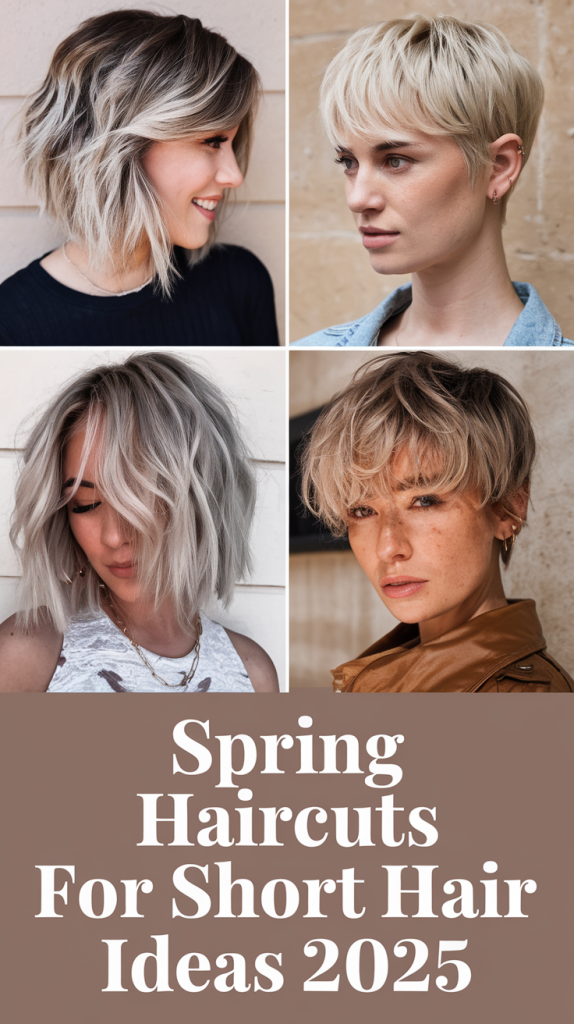 Spring Haircuts for Short Hair Ideas 2025