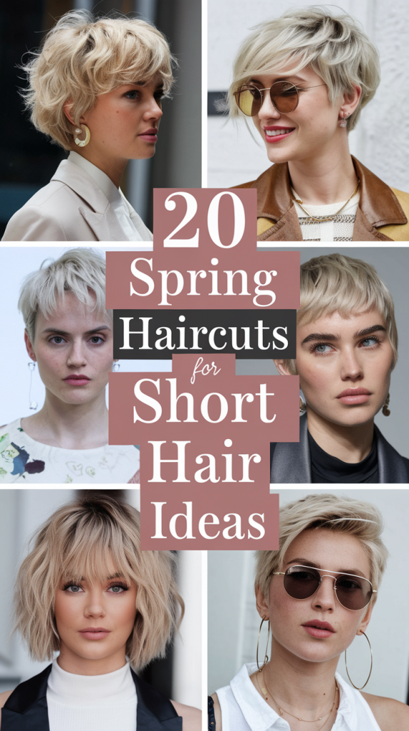 Spring Haircuts for Short Hair Ideas 2025