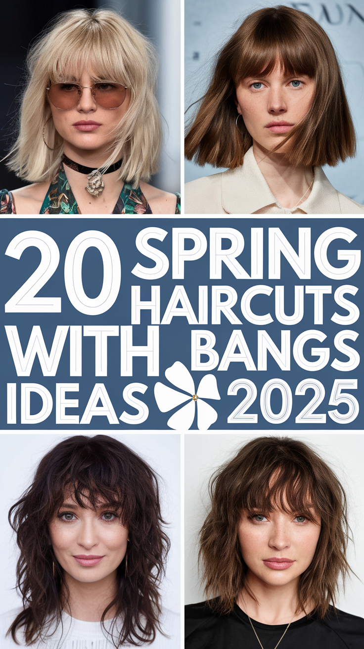 Spring Haircuts with Bangs 20 Ideas 2025