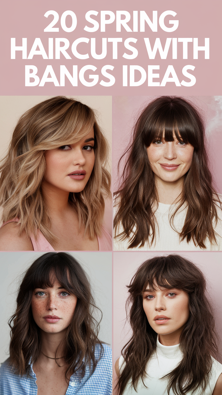 Spring Haircuts with Bangs 20 Ideas 2025