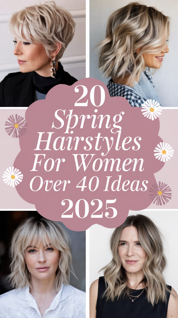 Spring Hairstyles for Women Over 40 Ideas 2025