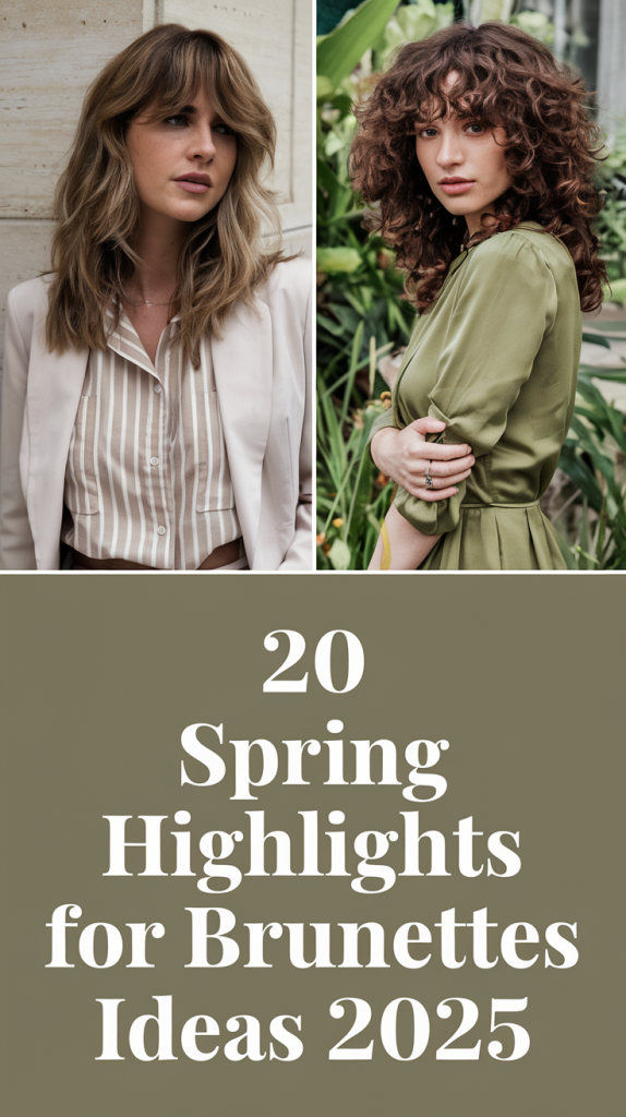 Spring Highlights for Brunettes: 20 Gorgeous Ideas for 2025