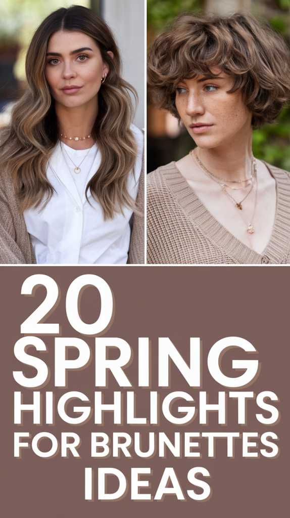 Spring Highlights for Brunettes: 20 Gorgeous Ideas for 2025