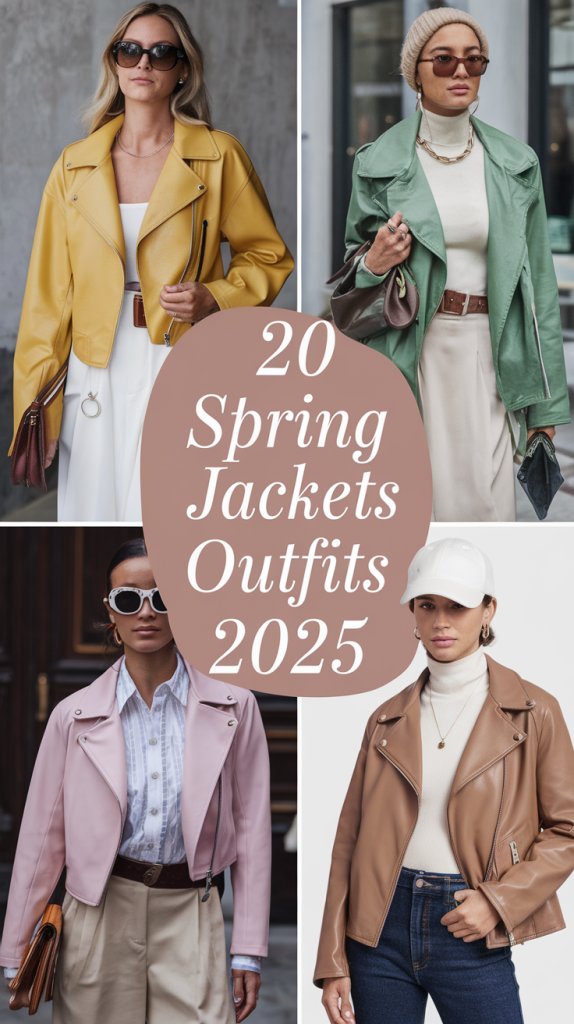 Spring Jackets Outfits 20 Ideas 2025