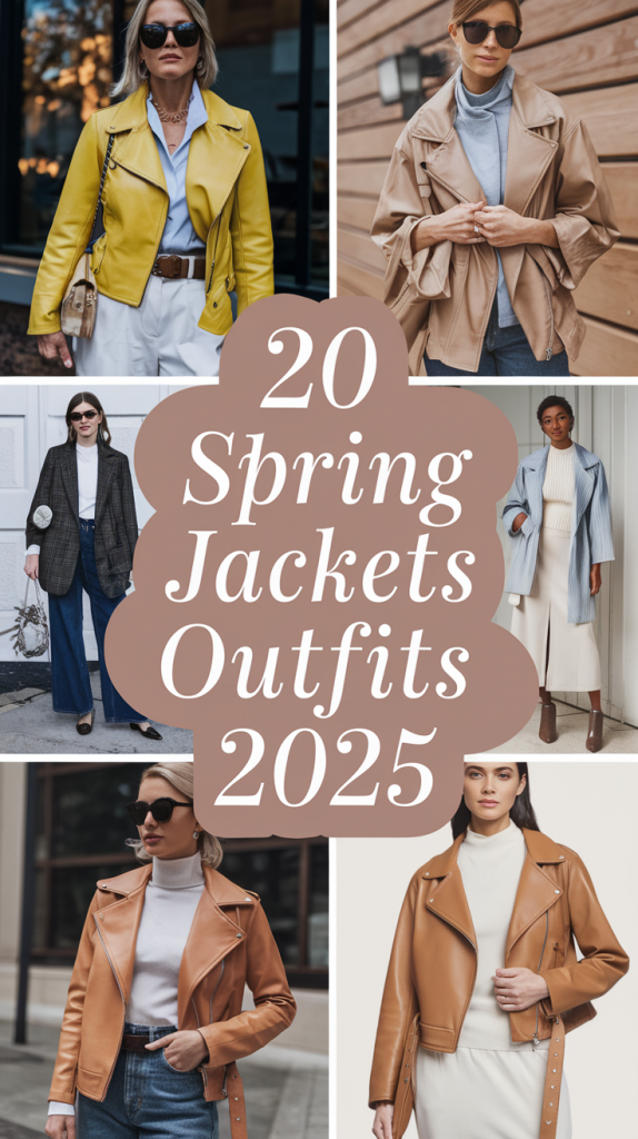 Spring Jackets Outfits 20 Ideas 2025