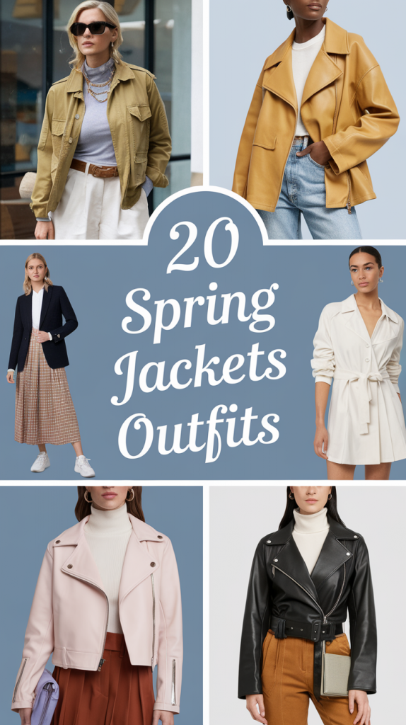 Spring Jackets Outfits 20 Ideas 2025