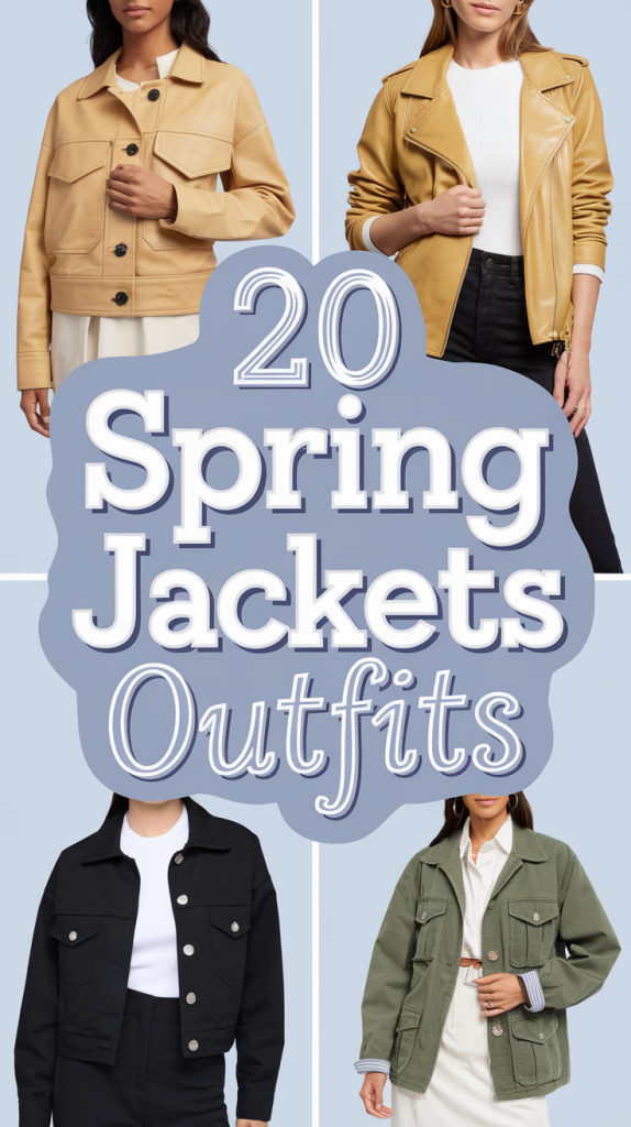 Spring Jackets Outfits 20 Ideas 2025