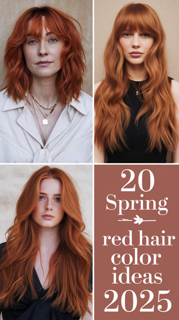 Spring Red Hair Color 20 Ideas 2025