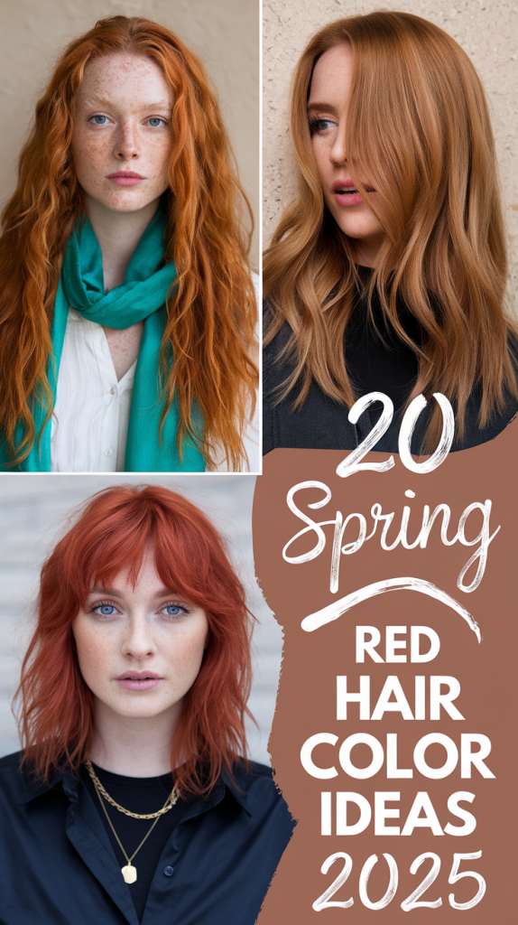 Spring Red Hair Color 20 Ideas 2025