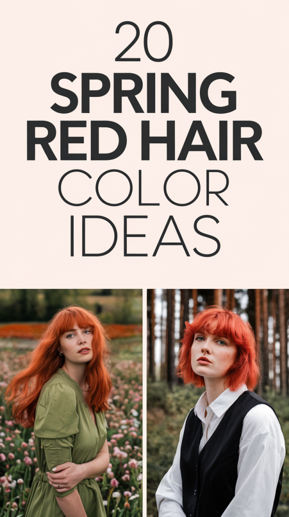 Spring Red Hair Color 20 Ideas 2025