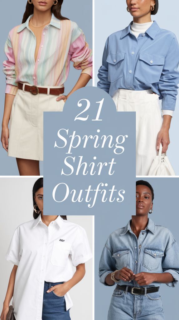 Spring Shirt Outfits 21 Ideas 2025