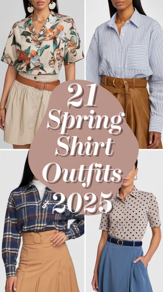 Spring Shirt Outfits 21 Ideas 2025