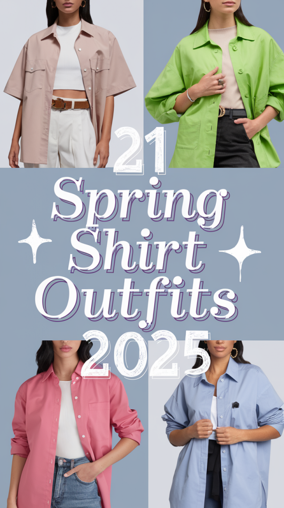 Spring Shirt Outfits 21 Ideas 2025