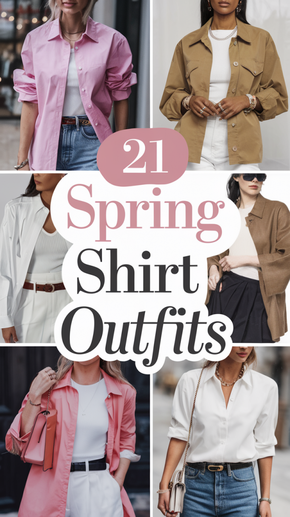 Spring Shirt Outfits 21 Ideas 2025