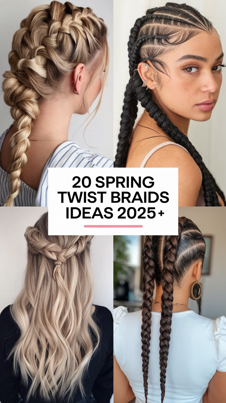 Spring Twist Braids 20 Ideas 2025