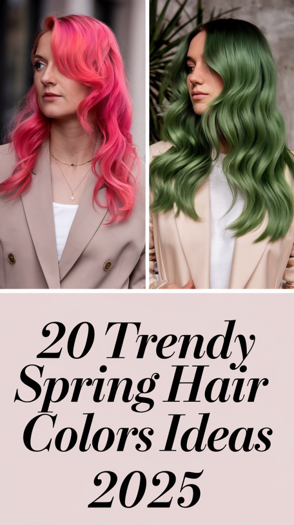 Trendy Spring Hair Colors: 20 Ideas to Shine in 2025