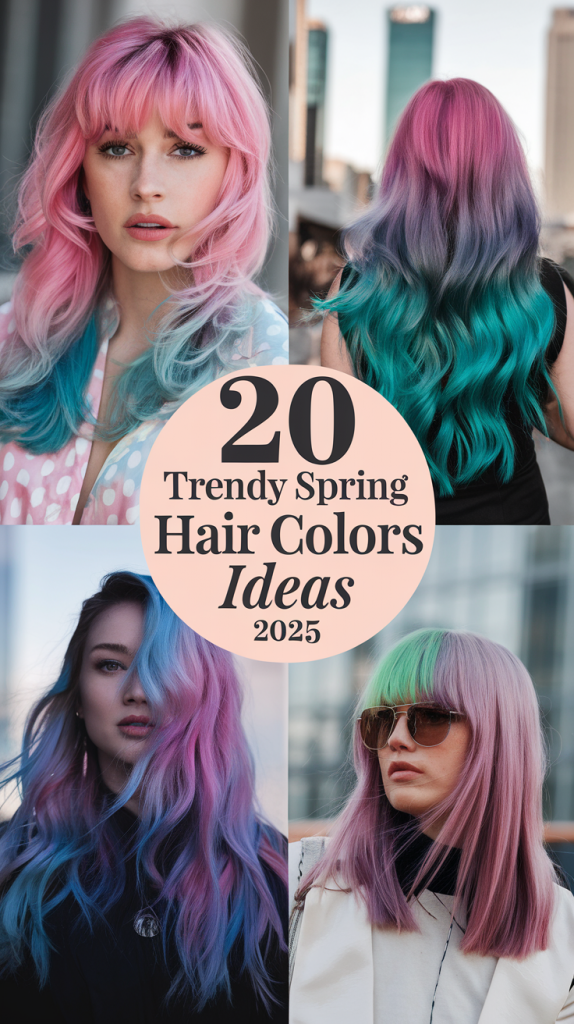 Trendy Spring Hair Colors: 20 Ideas to Shine in 2025