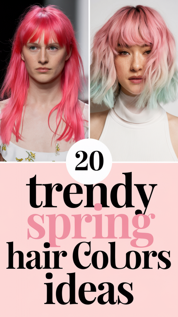 Trendy Spring Hair Colors: 20 Ideas to Shine in 2025