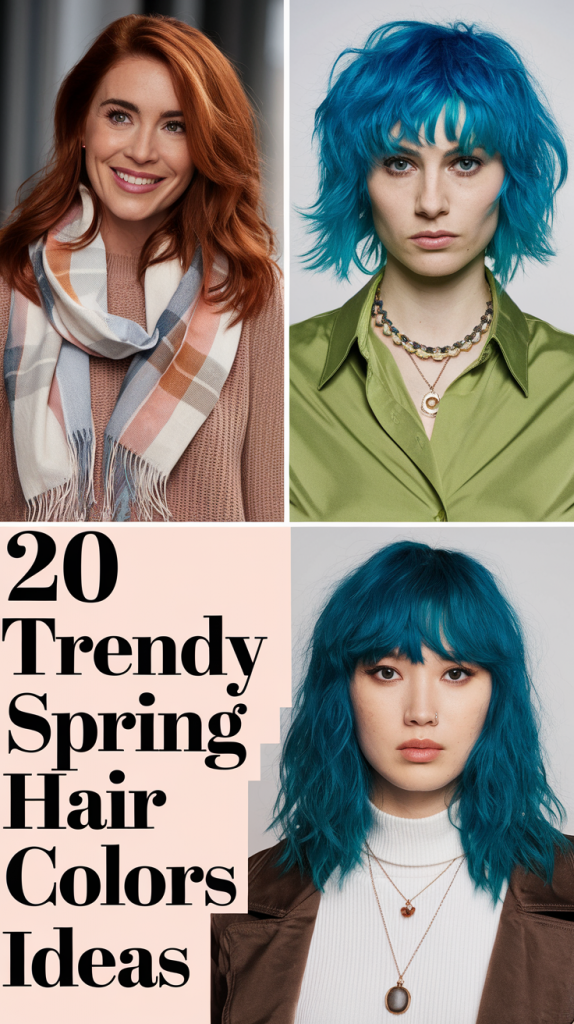 Trendy Spring Hair Colors: 20 Ideas to Shine in 2025