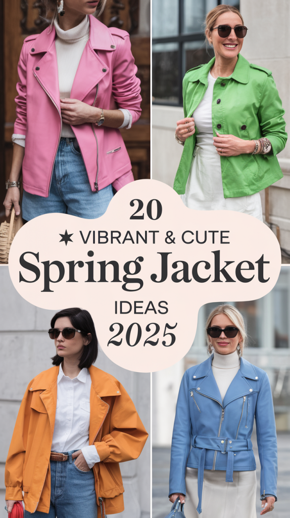 Vibrant & Cute Spring Jacket: 20 Ideas to Elevate Your Style in 2025