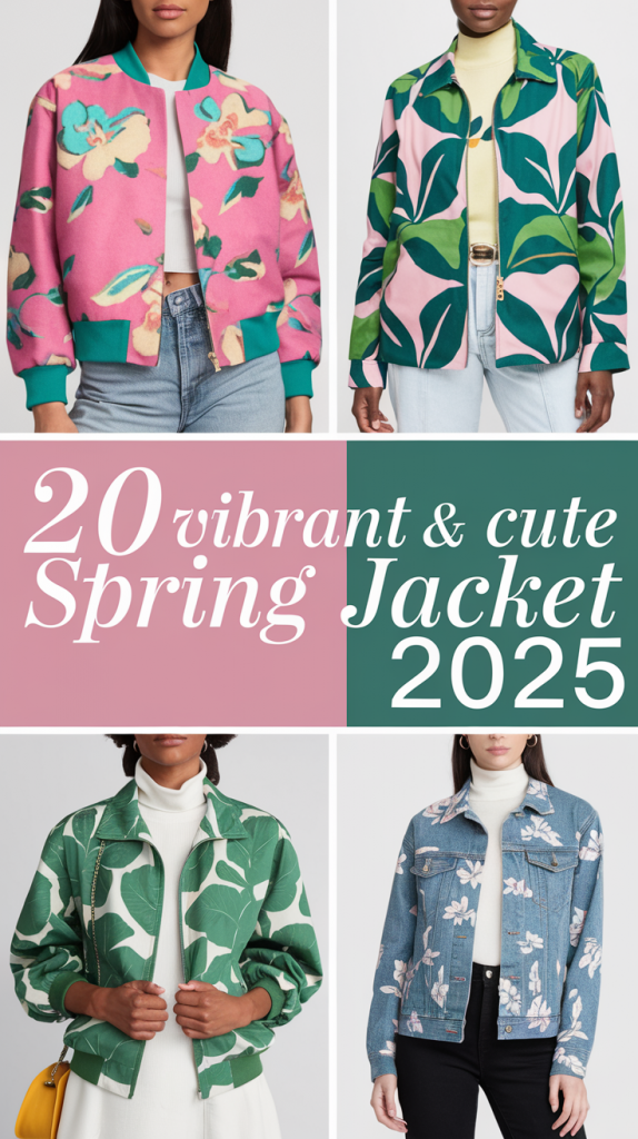 Vibrant & Cute Spring Jacket: 20 Ideas to Elevate Your Style in 2025