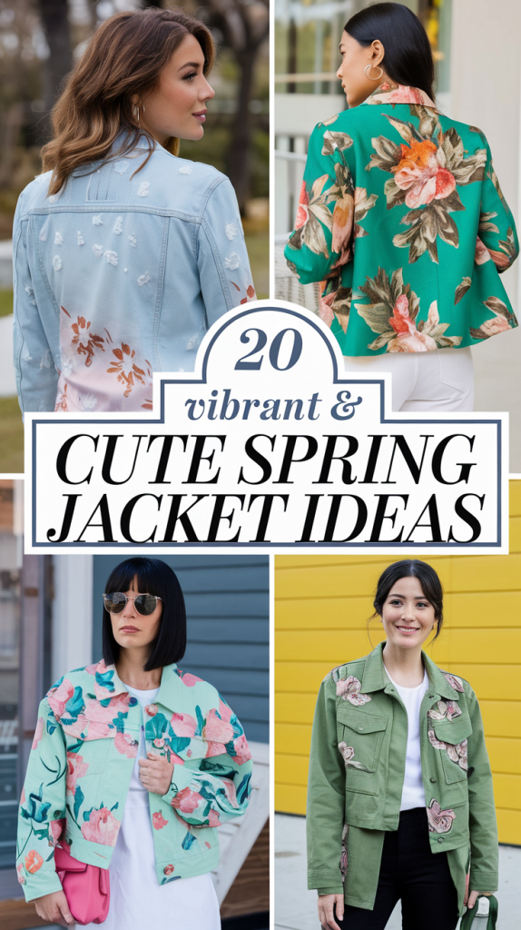 Vibrant & Cute Spring Jacket: 20 Ideas to Elevate Your Style in 2025