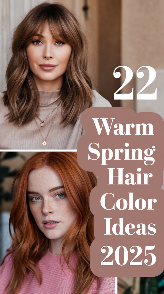 Warm Spring Hair Color 22 Ideas 2025