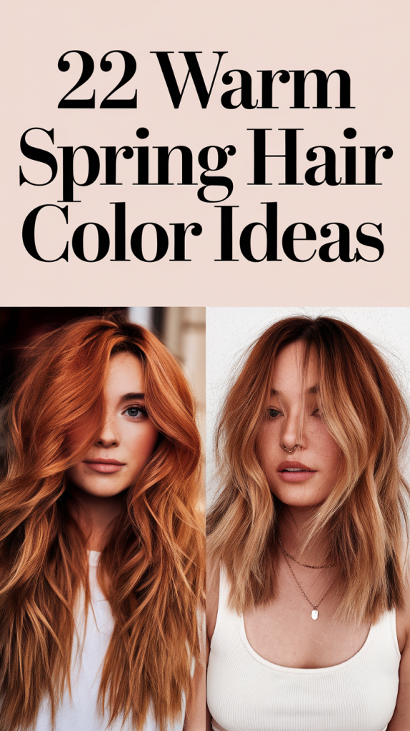 Warm Spring Hair Color 22 Ideas 2025