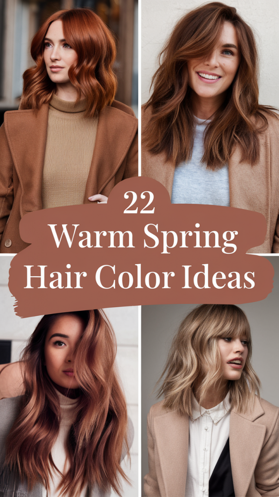 Warm Spring Hair Color 22 Ideas 2025