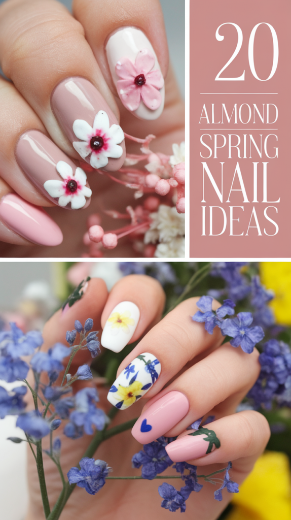 Almond Spring Nail 20 Ideas 2025: Trendy & Classy Designs for the Season