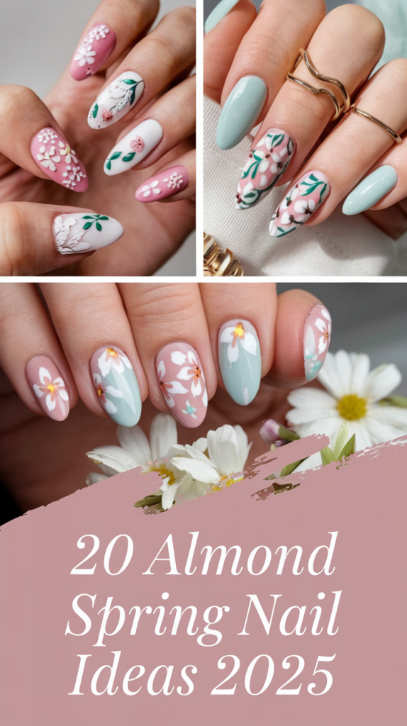 Almond Spring Nail 20 Ideas 2025: Trendy & Classy Designs for the Season