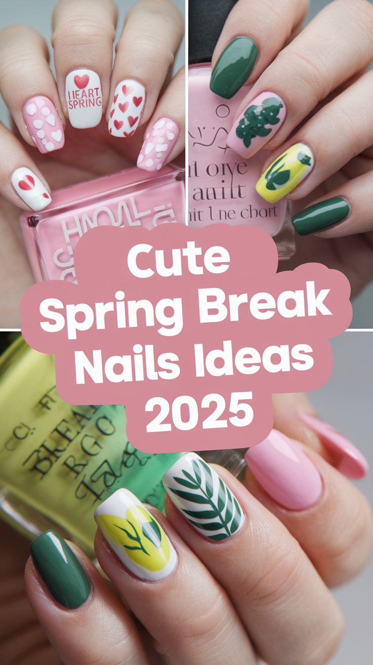 20 Cute Spring Break Nails Ideas 2025 – Trendy & Fresh Designs