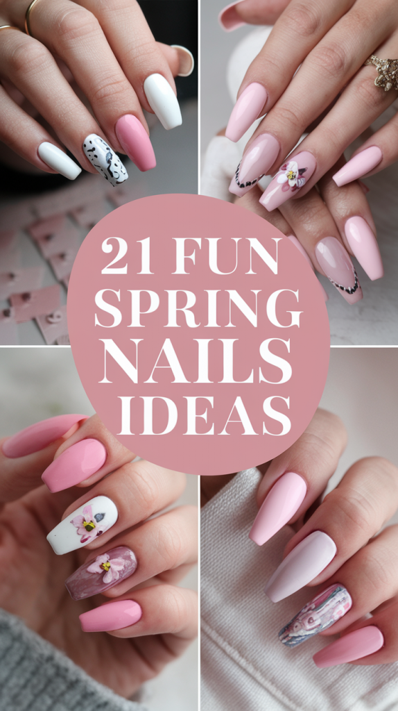 20 Spring Nail Inspo Ideas 2025 – Trendy Colors, Shapes & Designs for the Season