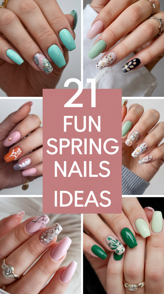 20 Spring Nail Inspo Ideas 2025 – Trendy Colors, Shapes & Designs for the Season