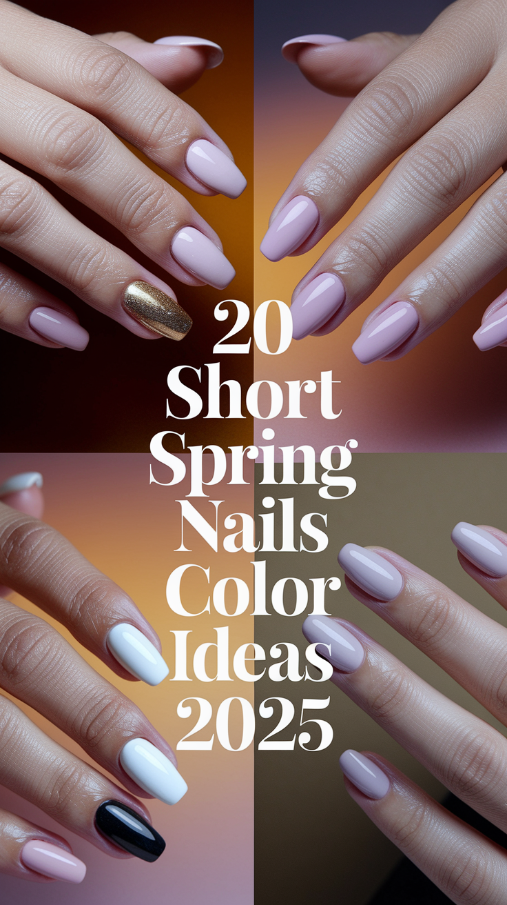 Short Spring Nails Color 20 Ideas 2025