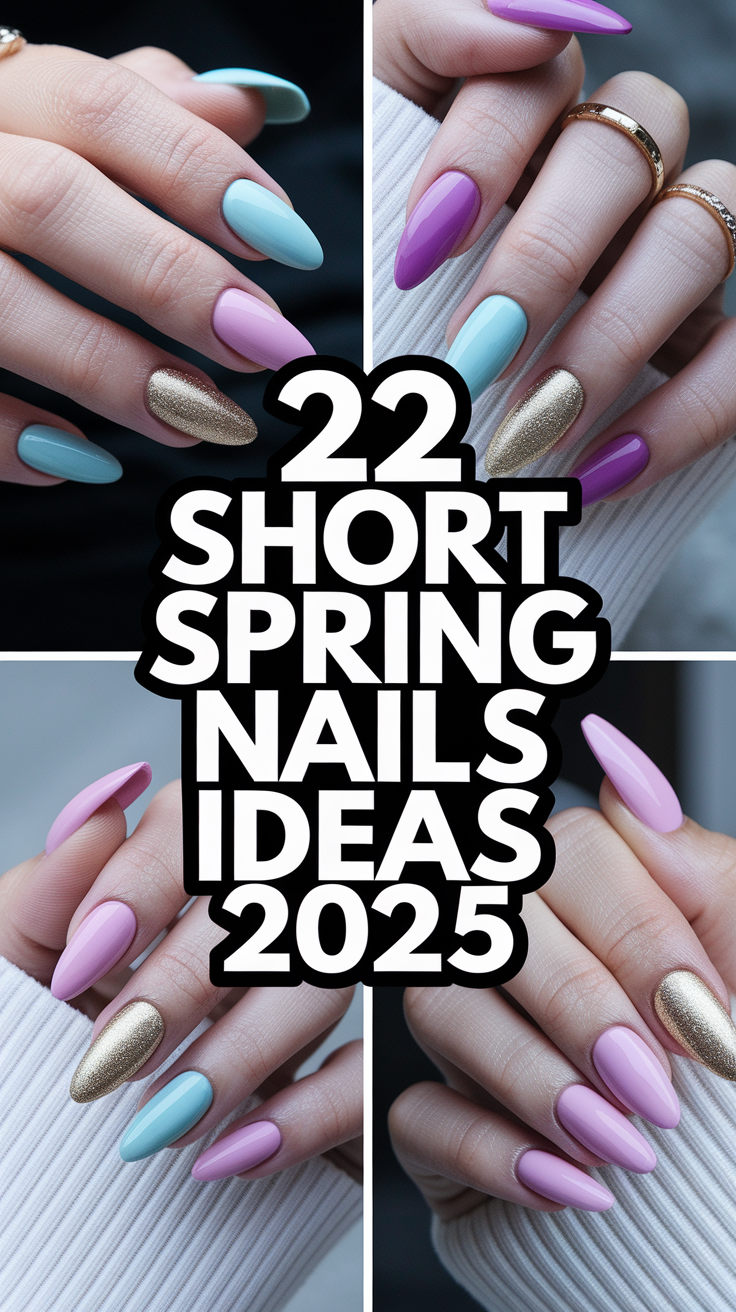 Short Spring Nails 22 Ideas 2025: Trendy & Cute Designs for the Season