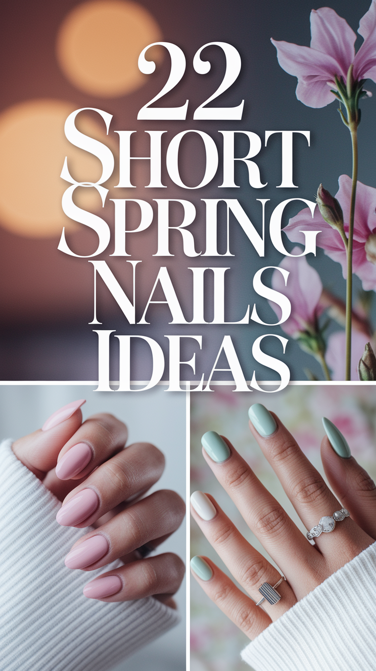 Short Spring Nails 22 Ideas 2025: Trendy & Cute Designs for the Season