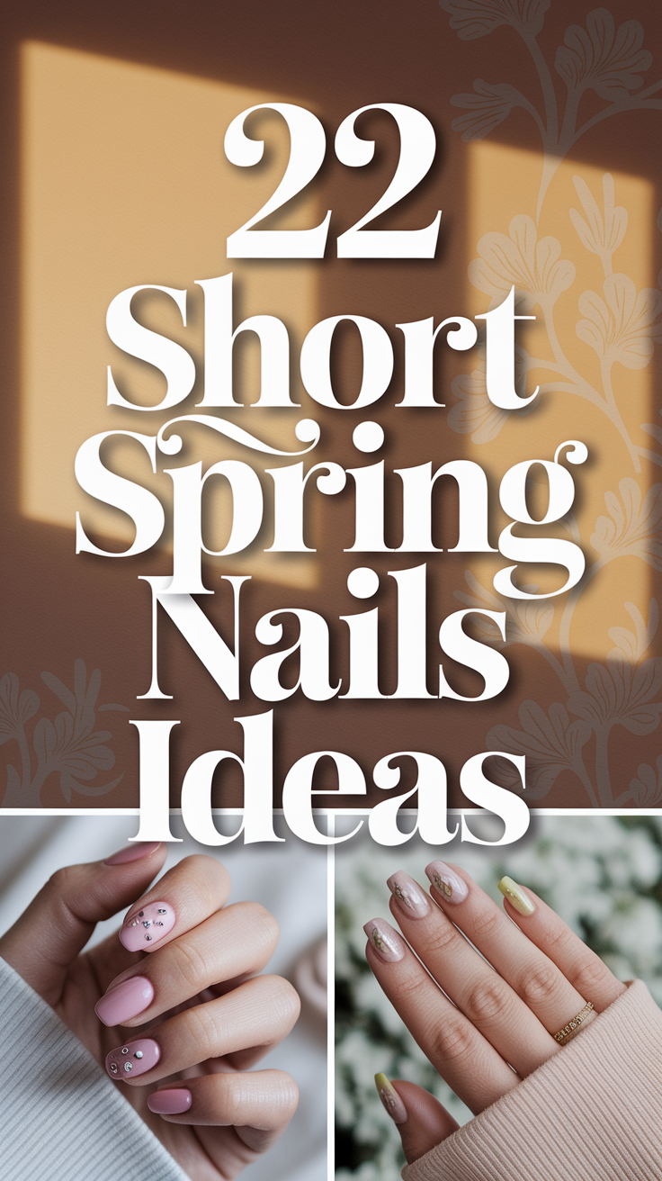 Short Spring Nails 22 Ideas 2025: Trendy & Cute Designs for the Season