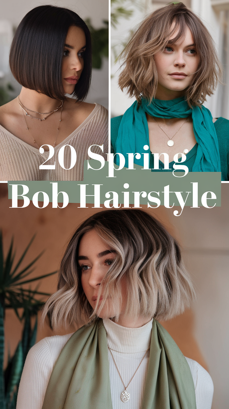 Spring Bob Hairstyles 20 Ideas 2025: Trendy and Timeless Looks