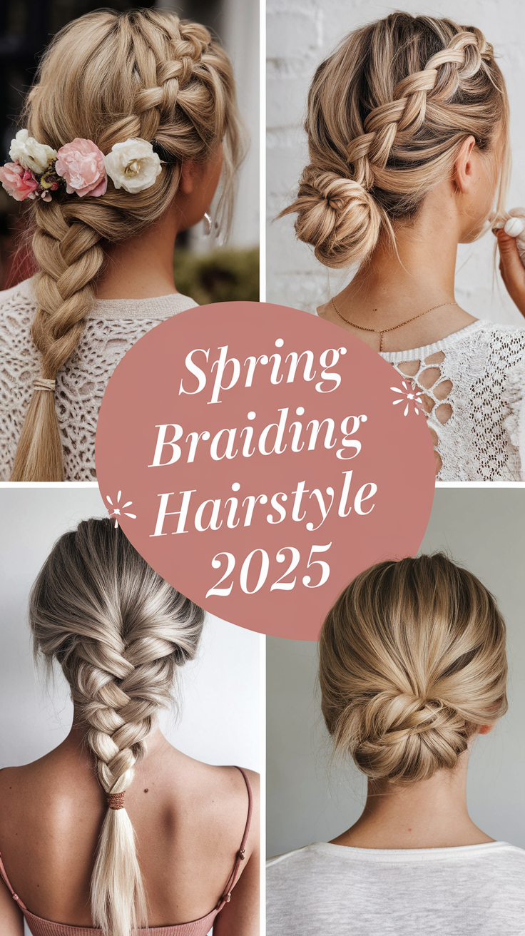 Spring Braiding Hairstyle 20 Ideas 2025