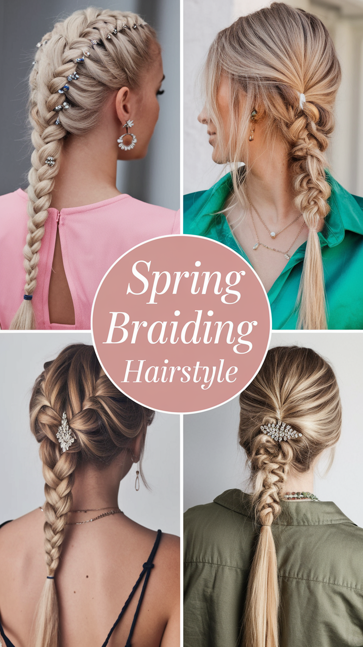 Spring Braiding Hairstyle 20 Ideas 2025